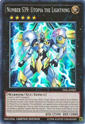 Number S39: Utopia the Lightning [TDIL-ENSE2] Super Rare - Yu-Gi-Oh! - Card Brawlers | Quebec | Canada |