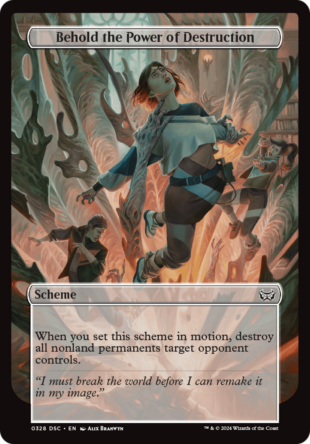 Behold the Power of Destruction (Full Art) [Duskmourn: Archenemy] - Magic: The Gathering - Card Brawlers | Quebec | Canada |