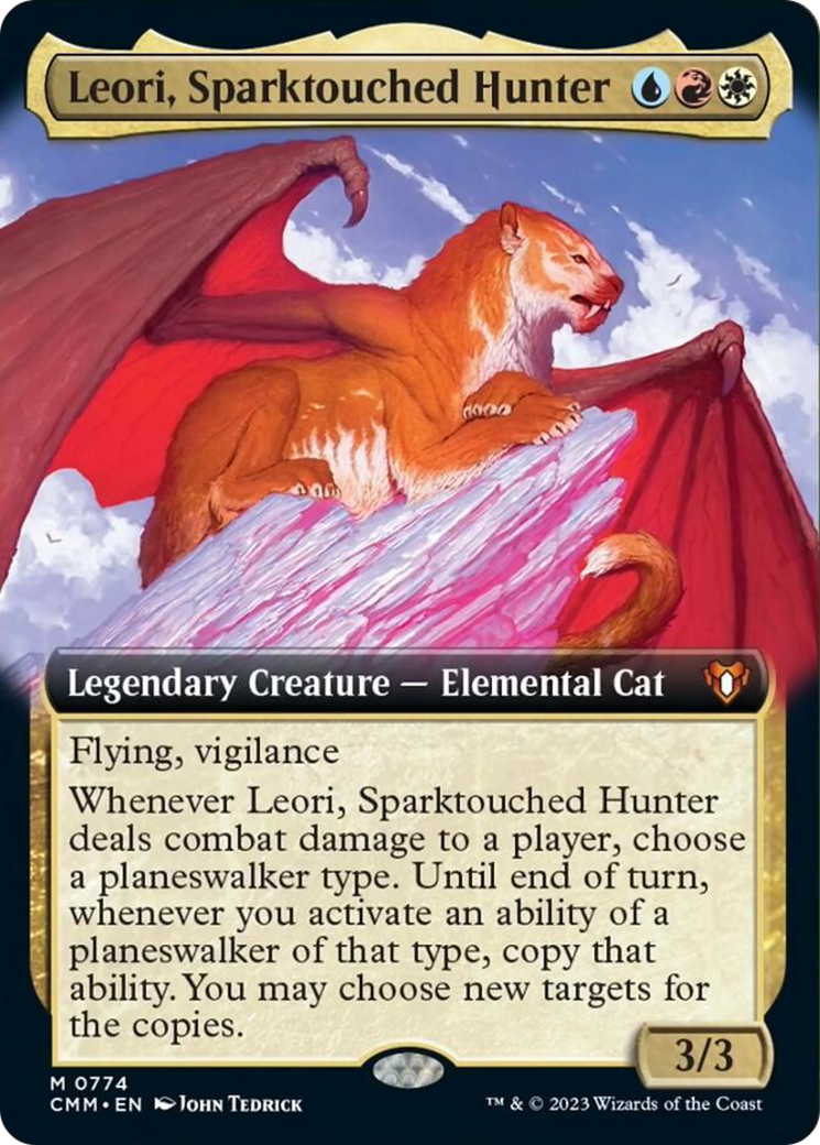 Leori, Sparktouched Hunter (Extended Art) [Commander Masters] - Magic: The Gathering - Card Brawlers | Quebec | Canada |