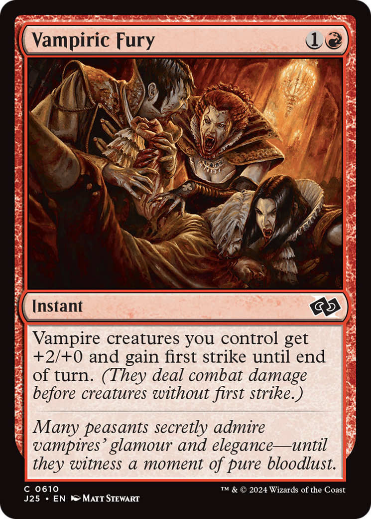 Vampiric Fury [Foundations Jumpstart] - Magic: The Gathering - Card Brawlers | Quebec | Canada |