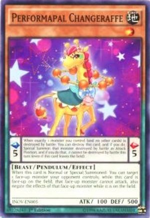 Performapal Changeraffe [INOV-EN005] Common - Yu-Gi-Oh! - Card Brawlers | Quebec | Canada |