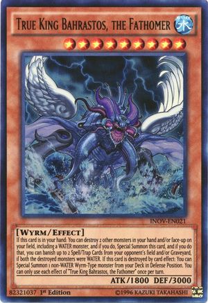 True King Bahrastos, the Fathomer [INOV-EN021] Ultra Rare - Yu-Gi-Oh! - Card Brawlers | Quebec | Canada |