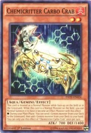 Chemicritter Carbo Crab [INOV-EN024] Common - Yu-Gi-Oh! - Card Brawlers | Quebec | Canada |