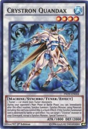 Crystron Quandax [INOV-EN044] Ultra Rare - Yu-Gi-Oh! - Card Brawlers | Quebec | Canada |