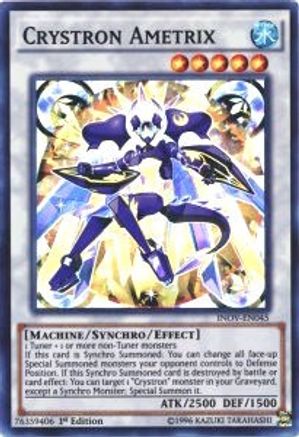 Crystron Ametrix [INOV-EN045] Super Rare - Yu-Gi-Oh! - Card Brawlers | Quebec | Canada |