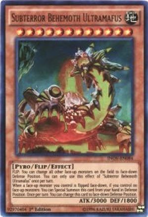 Subterror Behemoth Ultramafus [INOV-EN084] Ultra Rare - Yu-Gi-Oh! - Card Brawlers | Quebec | Canada |