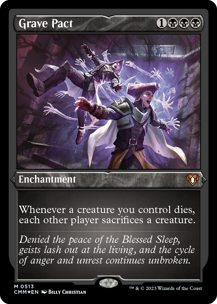 Grave Pact (Foil Etched) [Commander Masters] - Magic: The Gathering - Card Brawlers | Quebec | Canada |