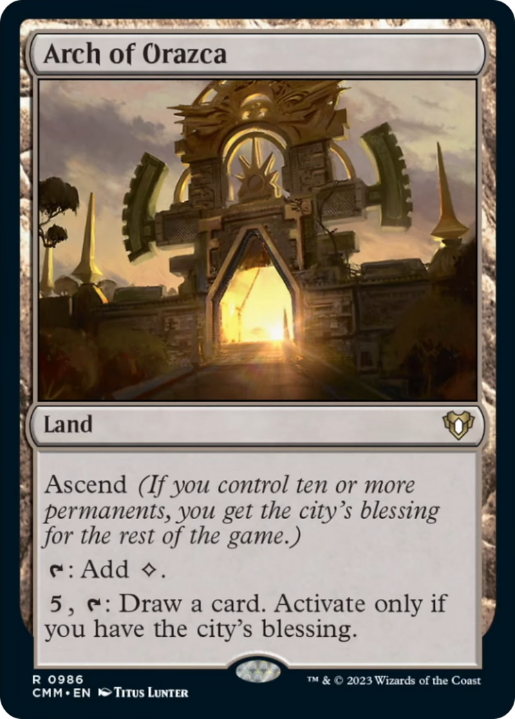 Arch of Orazca [Commander Masters] - Magic: The Gathering - Card Brawlers | Quebec | Canada |