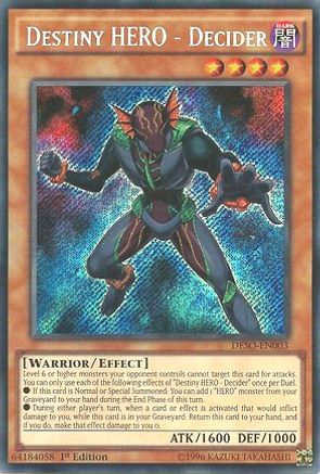 Destiny HERO - Decider [DESO-EN003] Secret Rare - Yu-Gi-Oh! - Card Brawlers | Quebec | Canada |