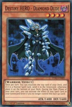 Destiny HERO - Diamond Dude [DESO-EN009] Super Rare - Yu-Gi-Oh! - Card Brawlers | Quebec | Canada |