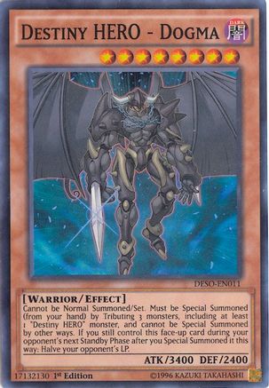 Destiny HERO - Dogma [DESO-EN011] Super Rare - Yu-Gi-Oh! - Card Brawlers | Quebec | Canada |