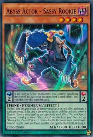 Acteur de l'Abysse - Débutante Insolente [DESO-EN019] Super Rare 