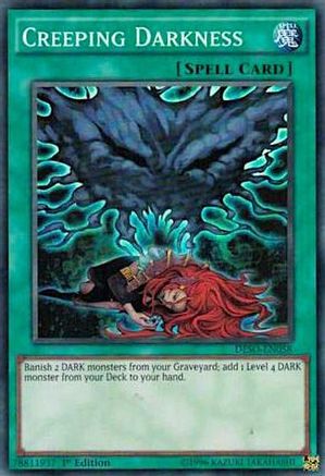 Creeping Darkness [DESO-EN058] Super Rare - Yu-Gi-Oh! - Card Brawlers | Quebec | Canada |