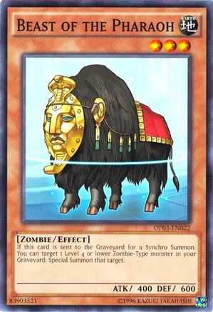Beast of the Pharaoh [OP03-EN022] Common - Yu-Gi-Oh! - Card Brawlers | Quebec | Canada |