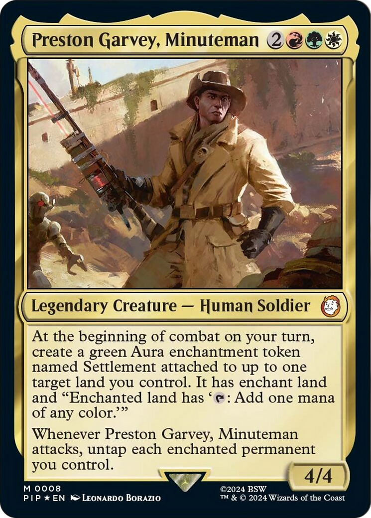 Preston Garvey, Minuteman [Fallout] - Magic: The Gathering - Card Brawlers | Quebec | Canada |