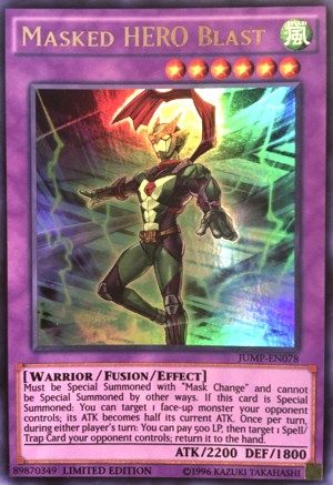 Masked HERO Blast [JUMP-EN078] Ultra Rare - Yu-Gi-Oh! - Card Brawlers | Quebec | Canada |