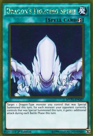 Dragon's Fighting Spirit [MVP1-ENG07] Gold Rare - Yu-Gi-Oh! - Card Brawlers | Quebec | Canada |