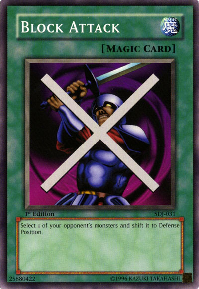 Block Attack [SDJ-031] Common - Yu-Gi-Oh! - Card Brawlers | Quebec | Canada |