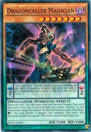 Dragoncaller Magician [RATE-EN001] Super Rare - Yu-Gi-Oh! - Card Brawlers | Quebec | Canada |