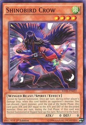 Shinobird Crow [RATE-EN022] Common - Yu-Gi-Oh! - Card Brawlers | Quebec | Canada |