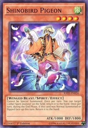 Shinobird Pigeon [RATE-EN024] Common - Yu-Gi-Oh! - Card Brawlers | Quebec | Canada |