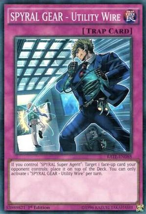 SPYRAL GEAR - Utility Wire [RATE-EN088] Super Rare - Yu-Gi-Oh! - Card Brawlers | Quebec | Canada |
