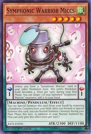 Symphonic Warrior Miccs [RATE-EN096] Common - Yu-Gi-Oh! - Card Brawlers | Quebec | Canada |