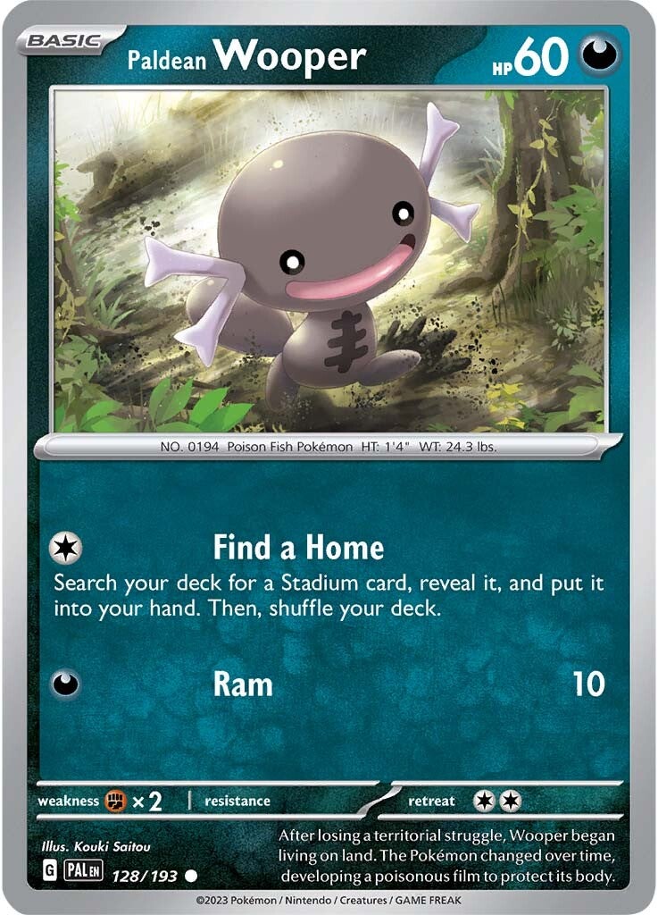 Paldean Wooper (128/193) [Scarlet & Violet: Paldea Evolved] - Pokémon - Card Brawlers | Quebec | Canada |