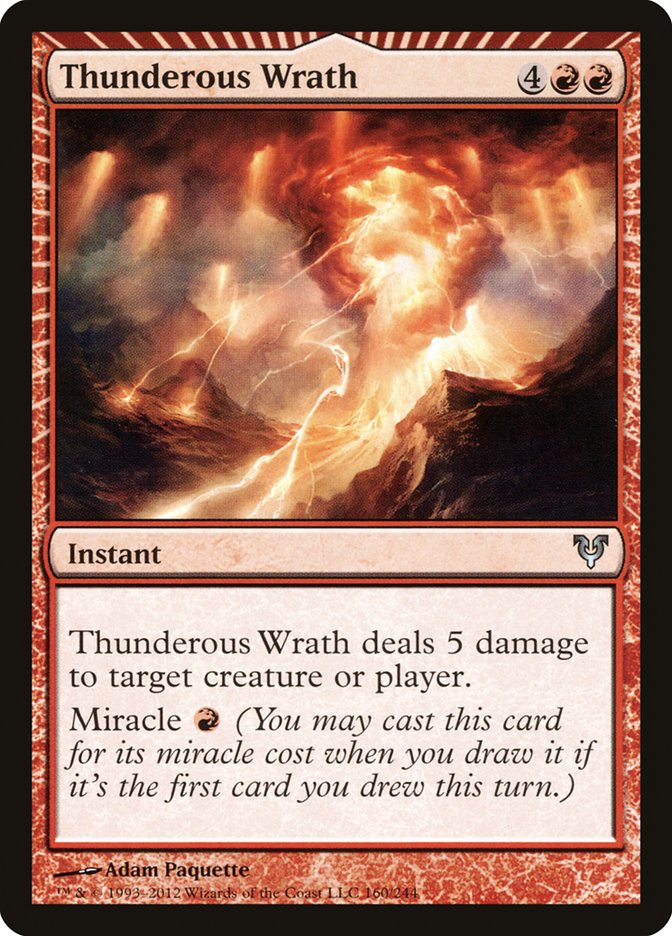 Thunderous Wrath [Avacyn Restored] - Magic: The Gathering - Card Brawlers | Quebec | Canada |