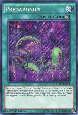 Predaponics [FUEN-EN011] Secret Rare - Yu-Gi-Oh! - Card Brawlers | Quebec | Canada |