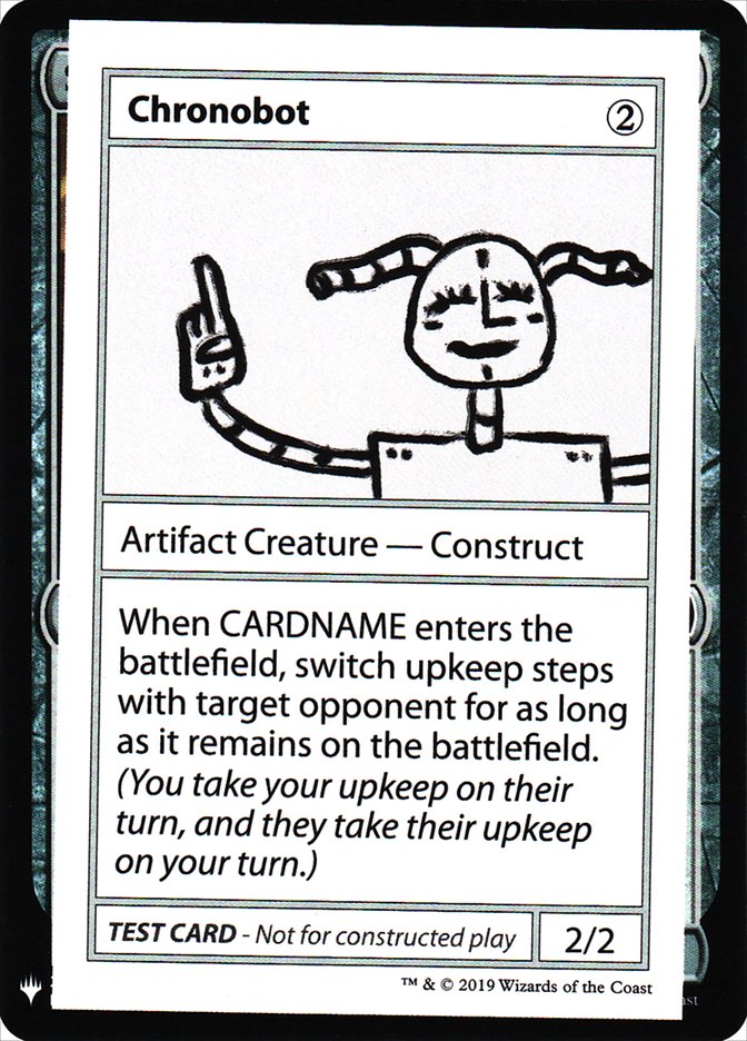 Chronobot [Mystery Booster Playtest Cards] - Magic: The Gathering - Card Brawlers | Quebec | Canada |