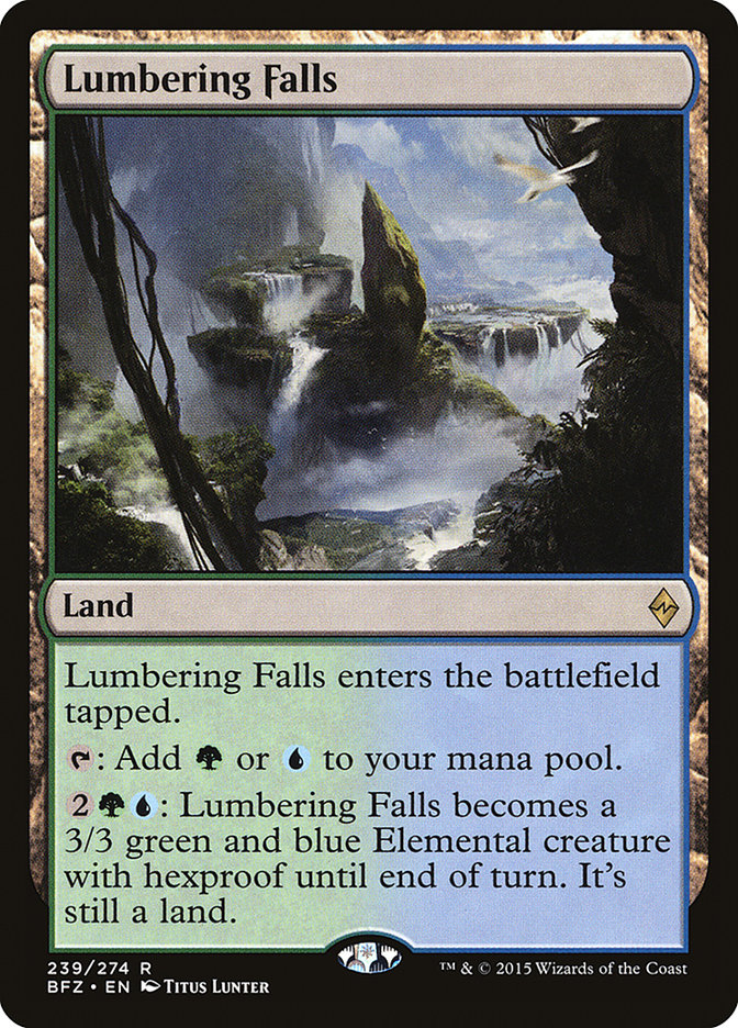 Lumbering Falls [Battle for Zendikar] - Magic: The Gathering - Card Brawlers | Quebec | Canada |