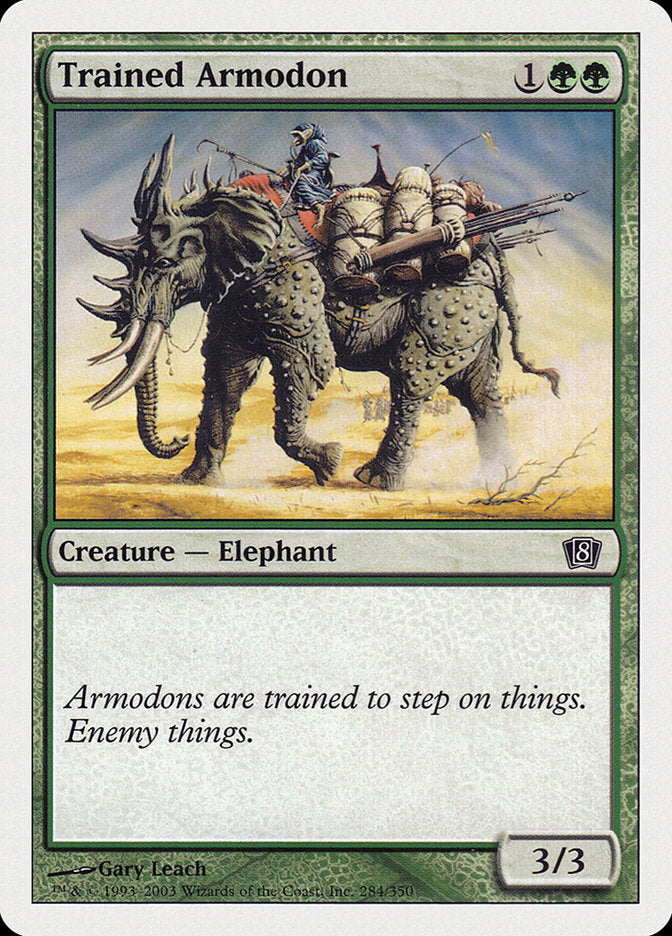 Trained Armodon [Eighth Edition] - Magic: The Gathering - Card Brawlers | Quebec | Canada |