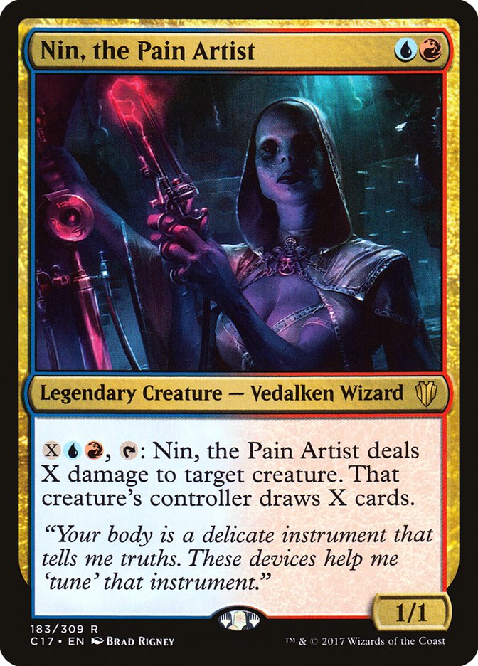 Nin, the Pain Artist [Commander 2017] - Magic: The Gathering - Card Brawlers | Quebec | Canada |