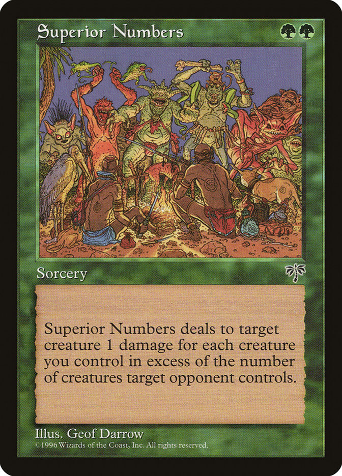 Superior Numbers [Mirage] - Magic: The Gathering - Card Brawlers | Quebec | Canada |