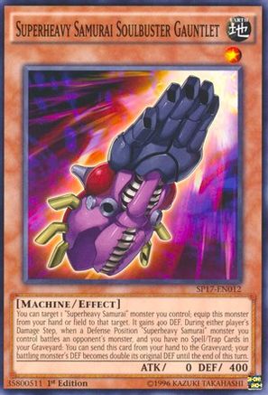 Superheavy Samurai Soulbuster Gauntlet [SP17-EN012] Common - Yu-Gi-Oh! - Card Brawlers | Quebec | Canada |