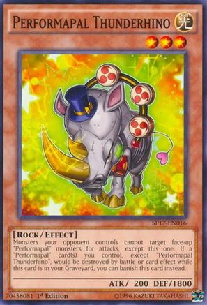 Performapal Thunderhino [SP17-EN016] Starfoil Rare - Yu-Gi-Oh! - Card Brawlers | Quebec | Canada |