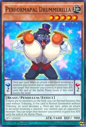 Performapal Drummerilla [SP17-EN019] Common - Yu-Gi-Oh! - Card Brawlers | Quebec | Canada |