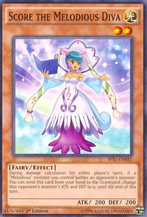 Score the Melodious Diva [SP17-EN031] Common - Yu-Gi-Oh! - Card Brawlers | Quebec | Canada |