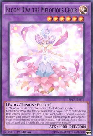 Bloom Diva the Melodious Choir [SP17-EN036] Starfoil Rare - Yu-Gi-Oh! - Card Brawlers | Quebec | Canada |