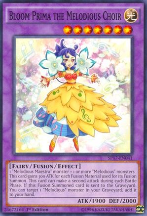 Bloom Prima the Melodious Choir [SP17-EN041] Starfoil Rare - Yu-Gi-Oh! - Card Brawlers | Quebec | Canada |