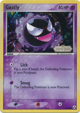 Gastly (52/92) (Stamped) [EX: Legend Maker] - Pokémon - Card Brawlers | Quebec | Canada |