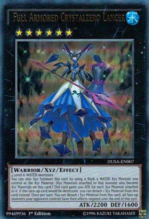 Full Armored Crystalzero Lancer [DUSA-EN007] Ultra Rare - Yu-Gi-Oh! - Card Brawlers | Quebec | Canada |