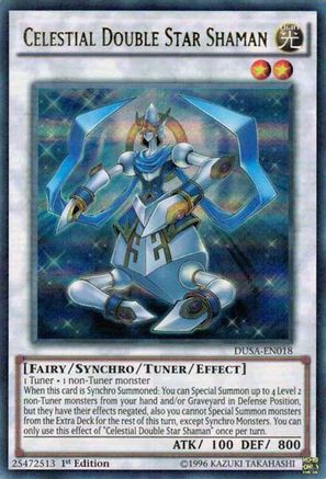 Celestial Double Star Shaman [DUSA-EN018] Ultra Rare - Yu-Gi-Oh! - Card Brawlers | Quebec | Canada |