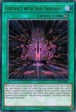 Contract with Don Thousand [DUSA-EN041] Ultra Rare - Yu-Gi-Oh! - Card Brawlers | Quebec | Canada |