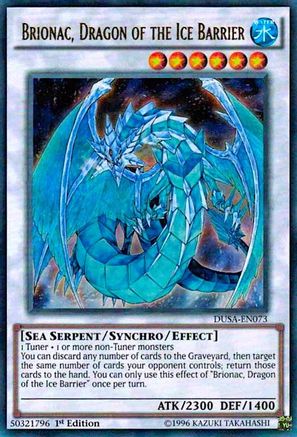 Brionac, Dragon of the Ice Barrier [DUSA-EN073] Ultra Rare - Yu-Gi-Oh! - Card Brawlers | Quebec | Canada |