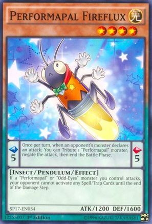 Performapal Fireflux [SP17-EN034] Starfoil Rare - Yu-Gi-Oh! - Card Brawlers | Quebec | Canada |