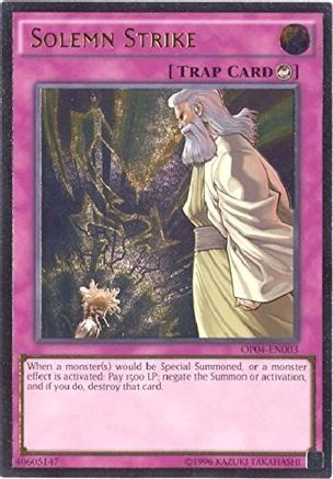 Solemn Strike [OP04-EN003] Ultimate Rare - Yu-Gi-Oh! - Card Brawlers | Quebec | Canada |