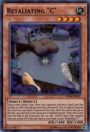 Retaliating "C" [OP04-EN007] Super Rare - Yu-Gi-Oh! - Card Brawlers | Quebec | Canada |