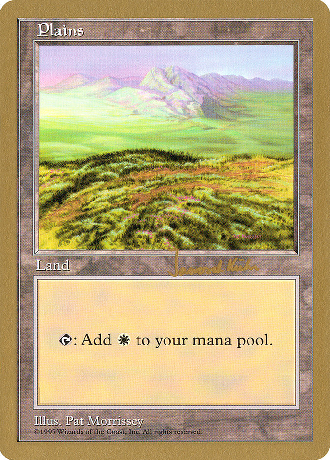 Plains (jk433) (Janosch Kuhn) [World Championship Decks 1997] - Magic: The Gathering - Card Brawlers | Quebec | Canada |